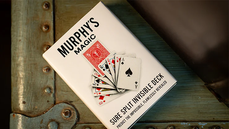 SURE SPLIT Invisible Deck Bicycle (Red) by Murphy's Magic - Image 3