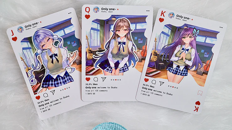 Sweet Cosplay Show - Azure Summer Playing Cards - Image 3