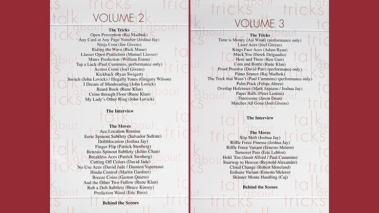 Talk About Tricks (Vol 1 thru 3) by Joshua Jay - Video Download - Image 3
