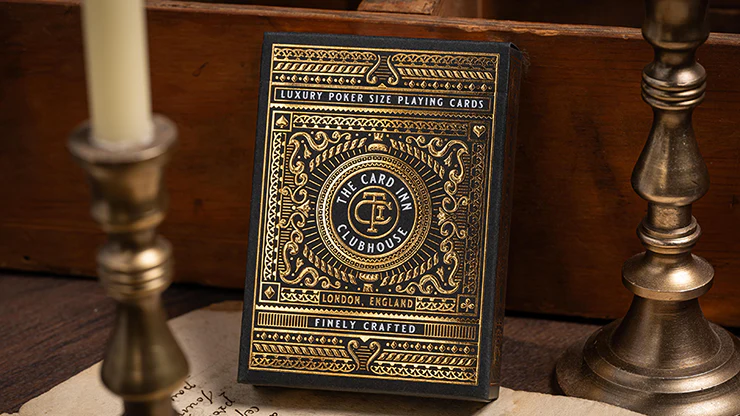 TCI Clubhouse (Black) Playing Cards