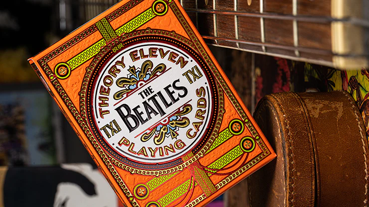 The Beatles (Orange) Playing Cards by theory11