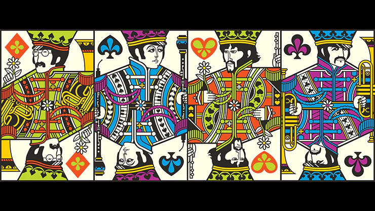 The Beatles (Orange) Playing Cards by theory11 - Image 6