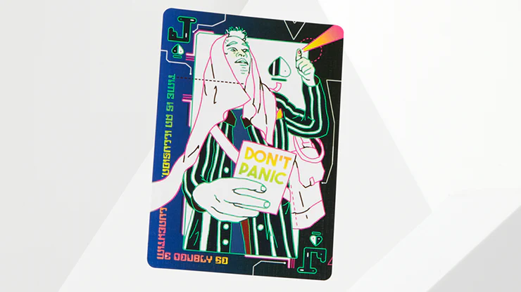 The Hitchhiker's Guide to The Galaxy- The Infinite Improbability Deck (Don't Panic Purple) - Image 5