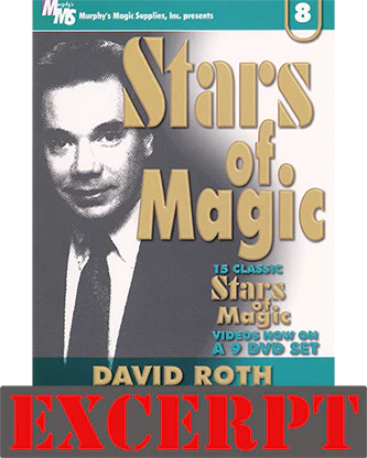 The Portable Hole - Video Download (Excerpt of Stars Of Magic #8 (David Roth))