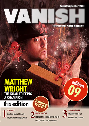 VANISH Magazine August/September 2013 - Matthew Wright - ebook