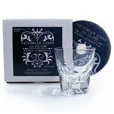 Victorian Coins and Glass (Gimmicks and Online Instructions) by Kainoa Harbottle and Kozmomagic - Trick - Image 2