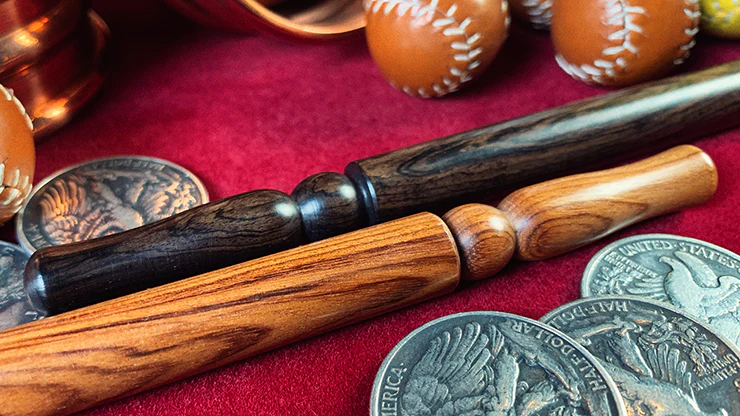 Wooden wand PRO (Bold Black) by Harry He & Bacon Magic - Trick - Image 5
