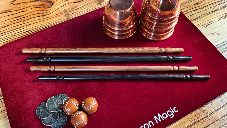 Wooden wand PRO (Bold Brown) by Harry He & Bacon Magic - Trick - Image 6