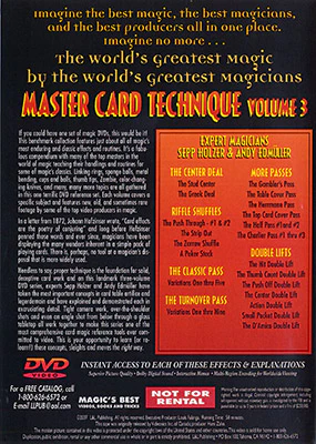 World's Greatest Magic: Master Card Technique Volume 3 - DVD - Image 2